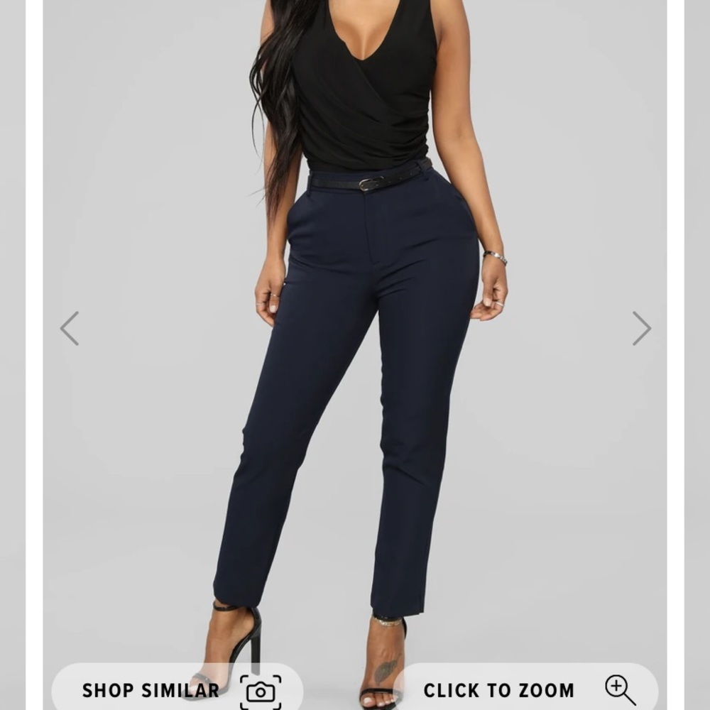 Navy fashionova work pants